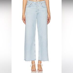 AGOLDE REN Straight Leg Raw Hem - Smash NWT